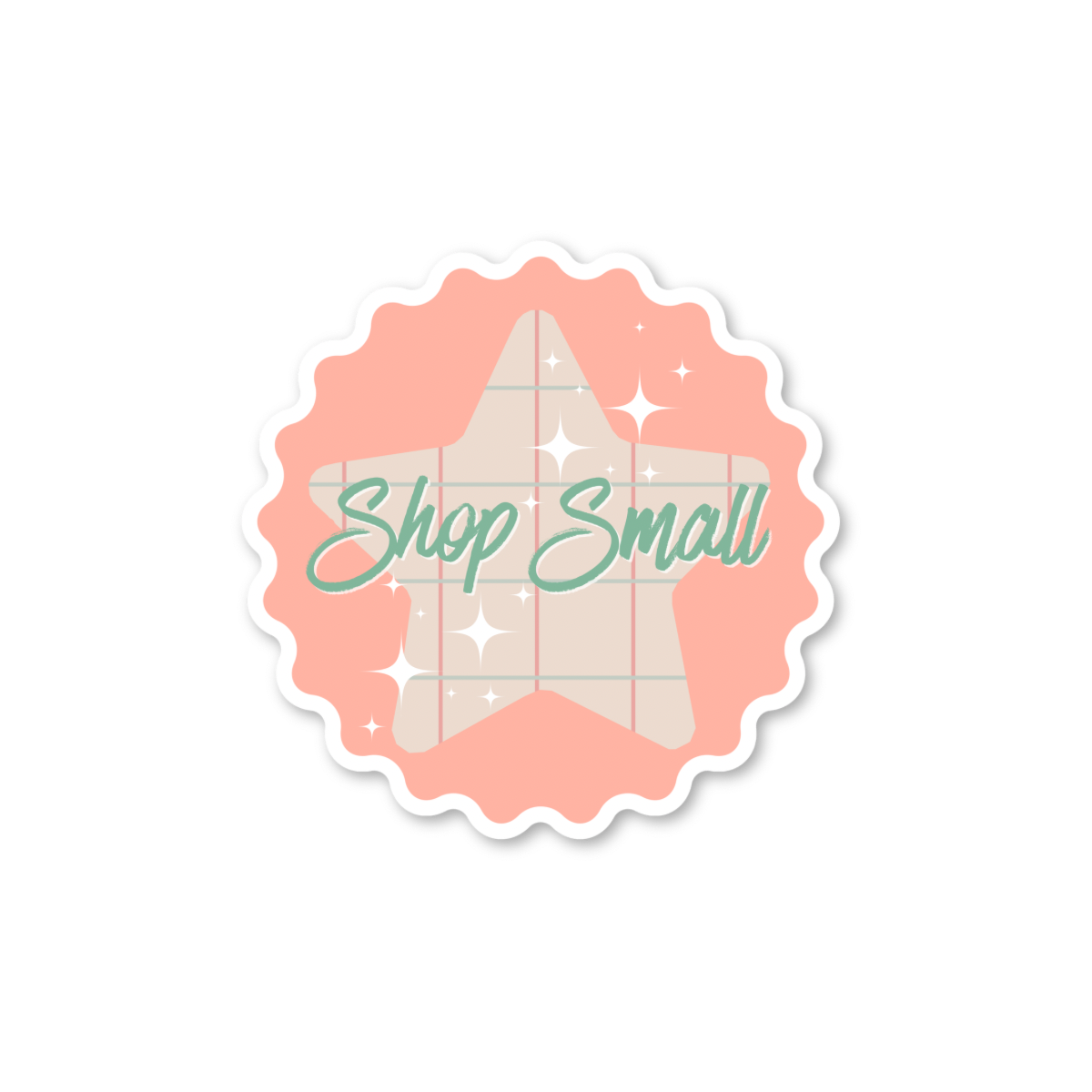 Shop Small Star Badge Sticker