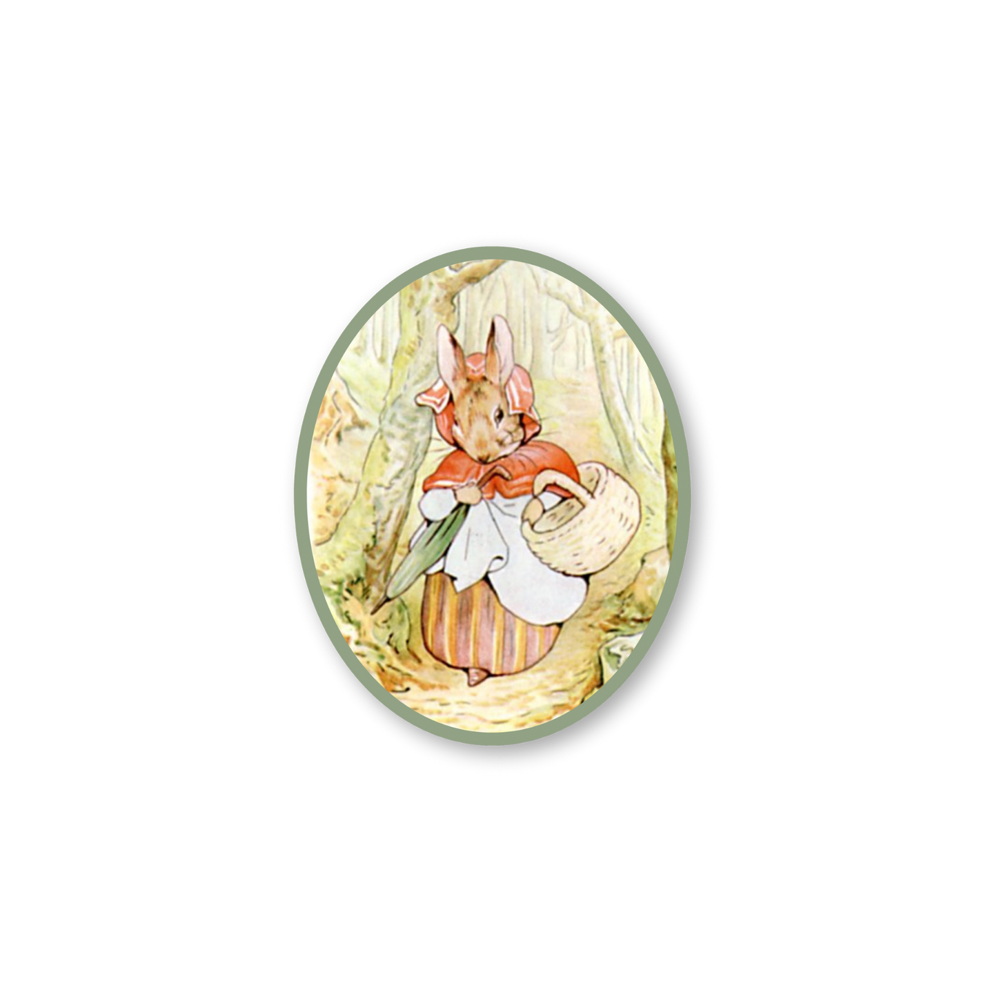 Mama Rabbit Forest Sticker
