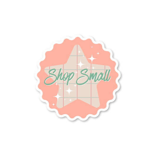 Shop Small Star Badge Sticker