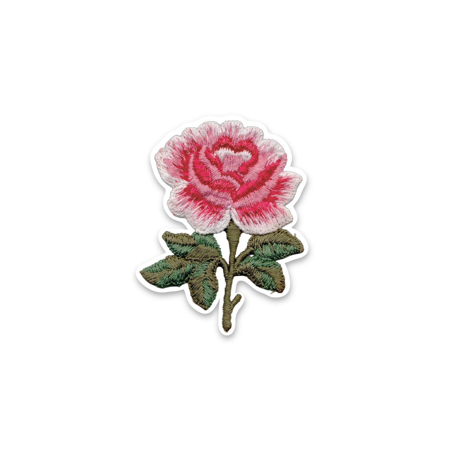 Vintage Springtime Patch Die Cut Stickers