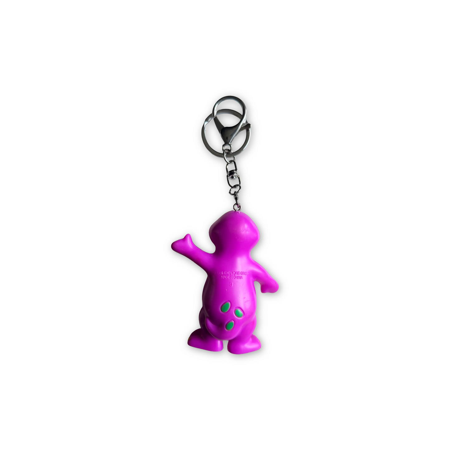 Vintage Barney & BJ Figurine Keychains (1993)