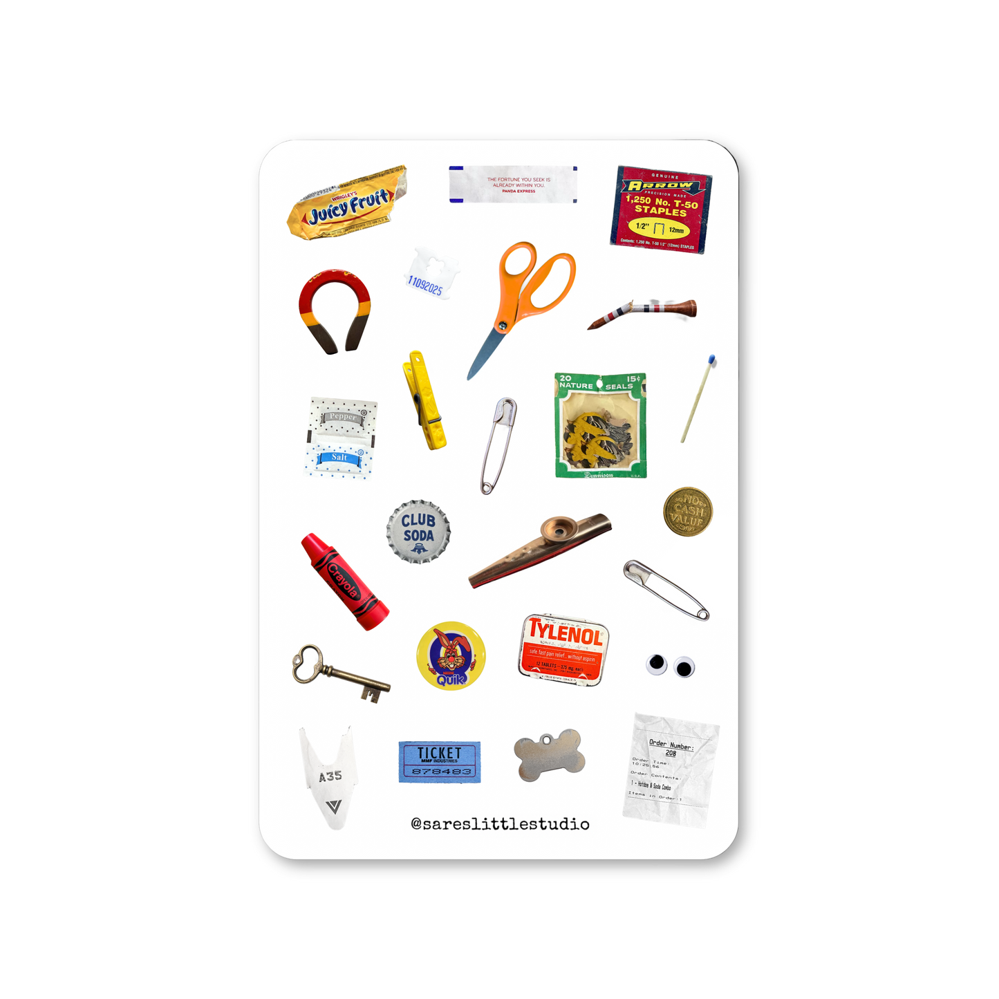 Junk Drawer Sticker Sheet - Matte