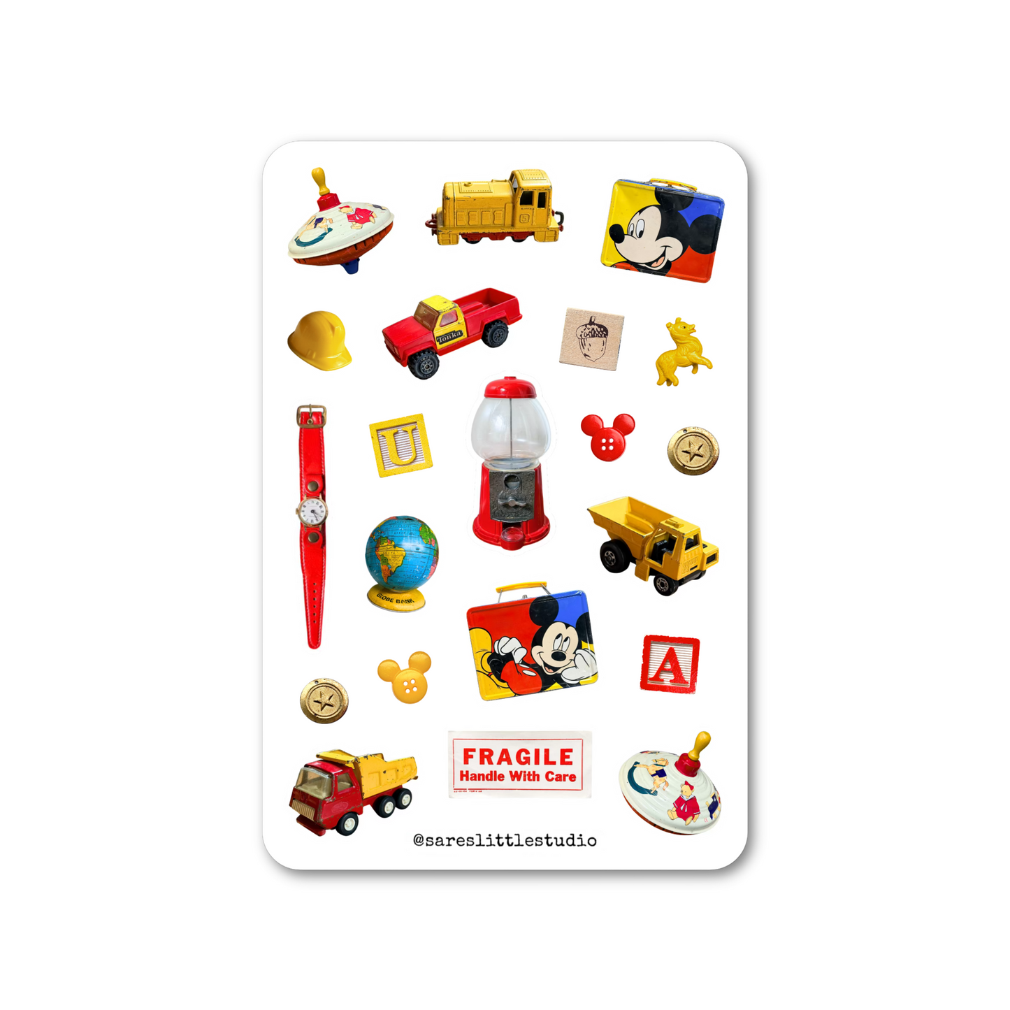 Flea Market Finds Sticker Sheet - Matte