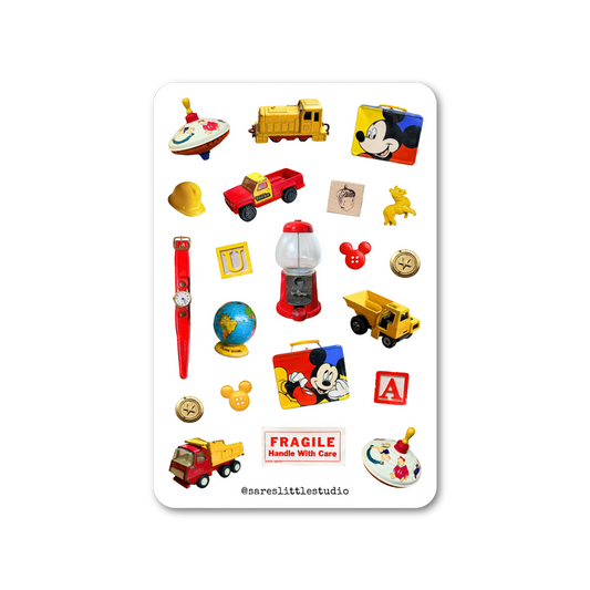 Flea Market Finds Sticker Sheet - Matte