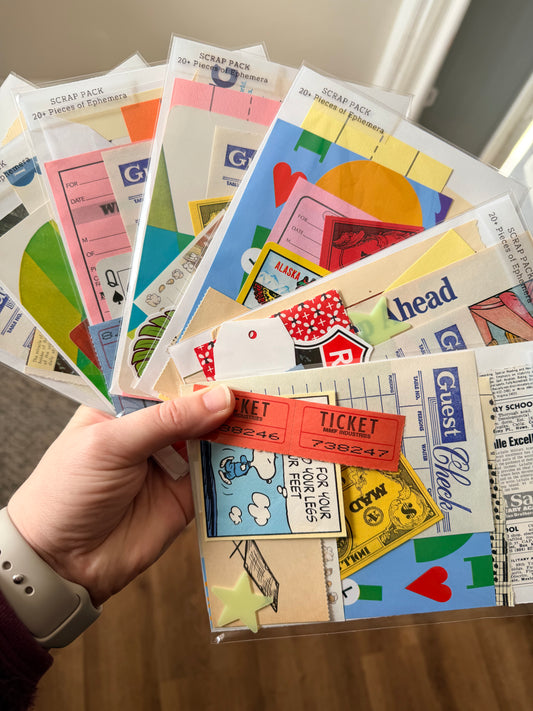 Ephemera Scrap Pack (20+ Pieces)
