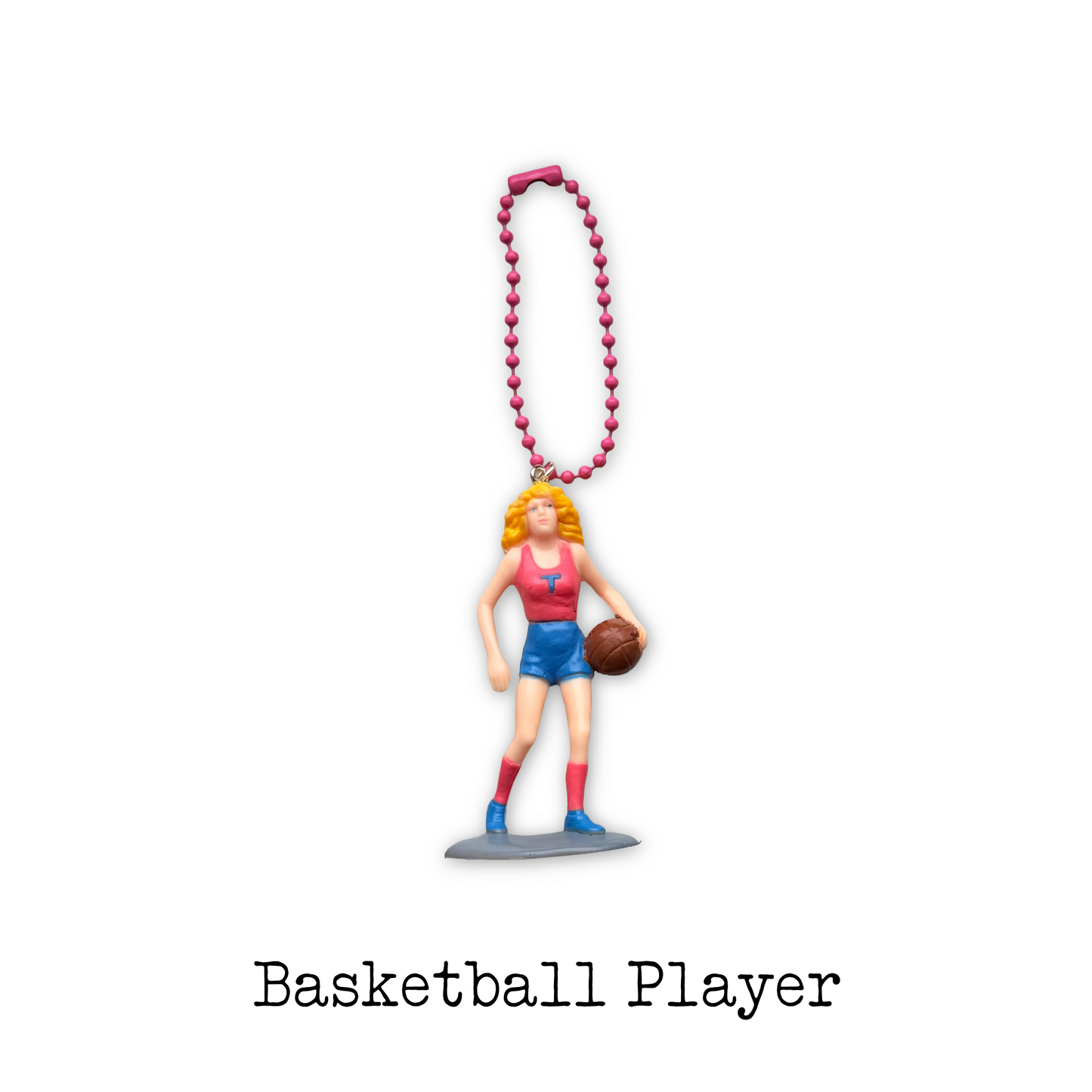 Vintage Tiny Teeny Sports Collection Keychains (1980s)