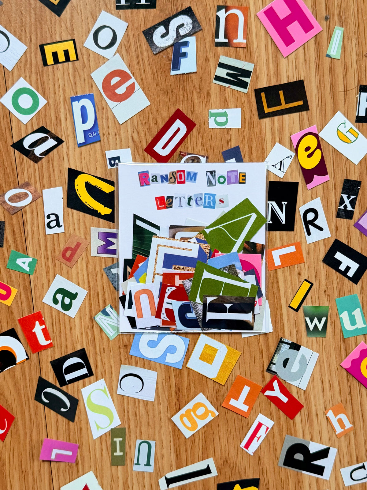 Ransom Note Cut-Out Letter Pack (70+) – Sare’s Little Studio