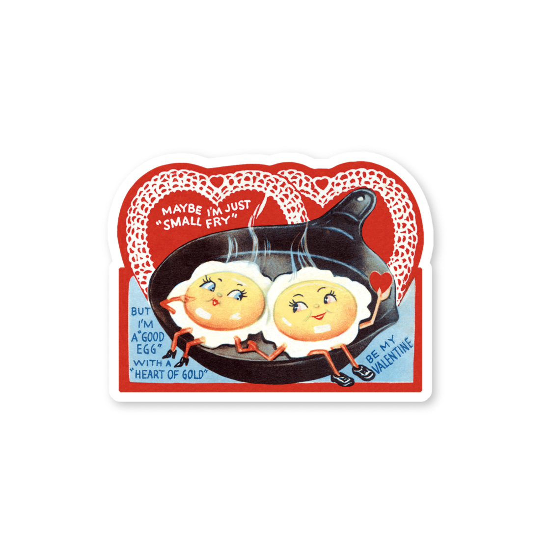 4-Pack Vintage Valentine Die Cut Stickers