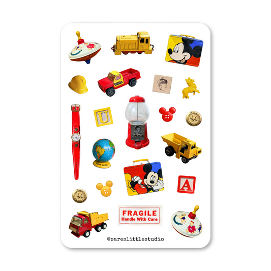 Flea Market Finds Sticker Sheet - Matte
