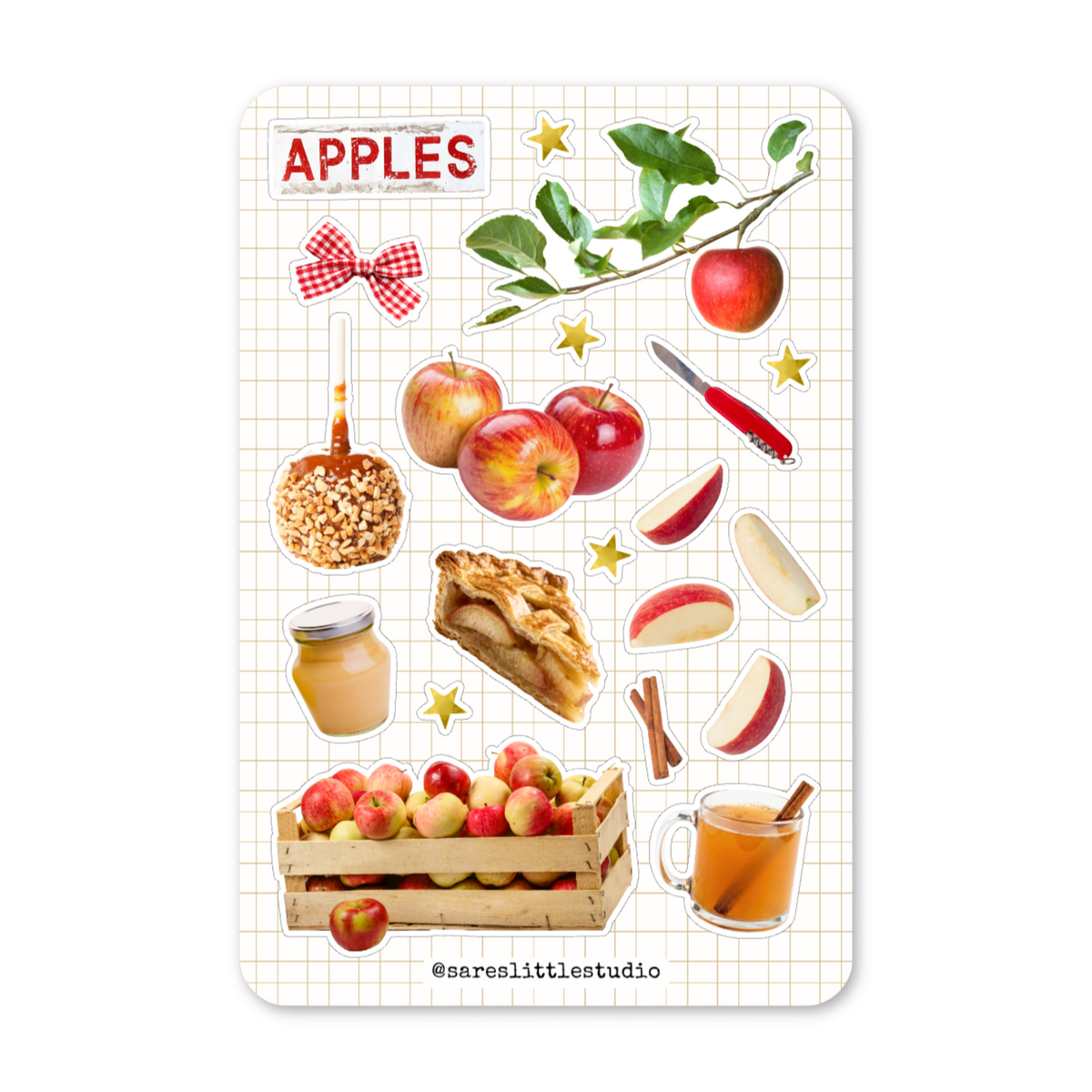 Apple Treats Sticker Sheet