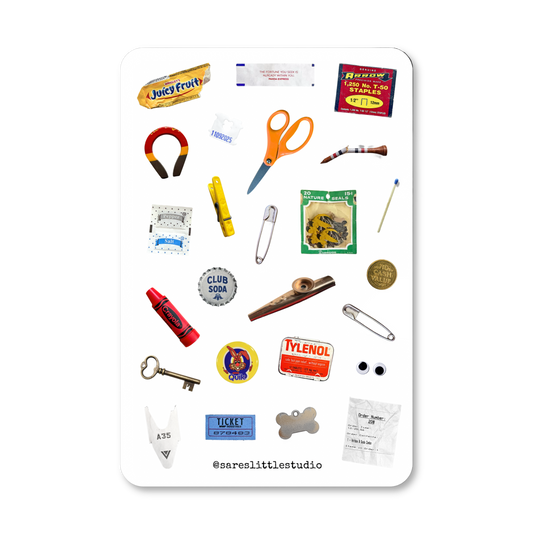 Junk Drawer Sticker Sheet - Matte