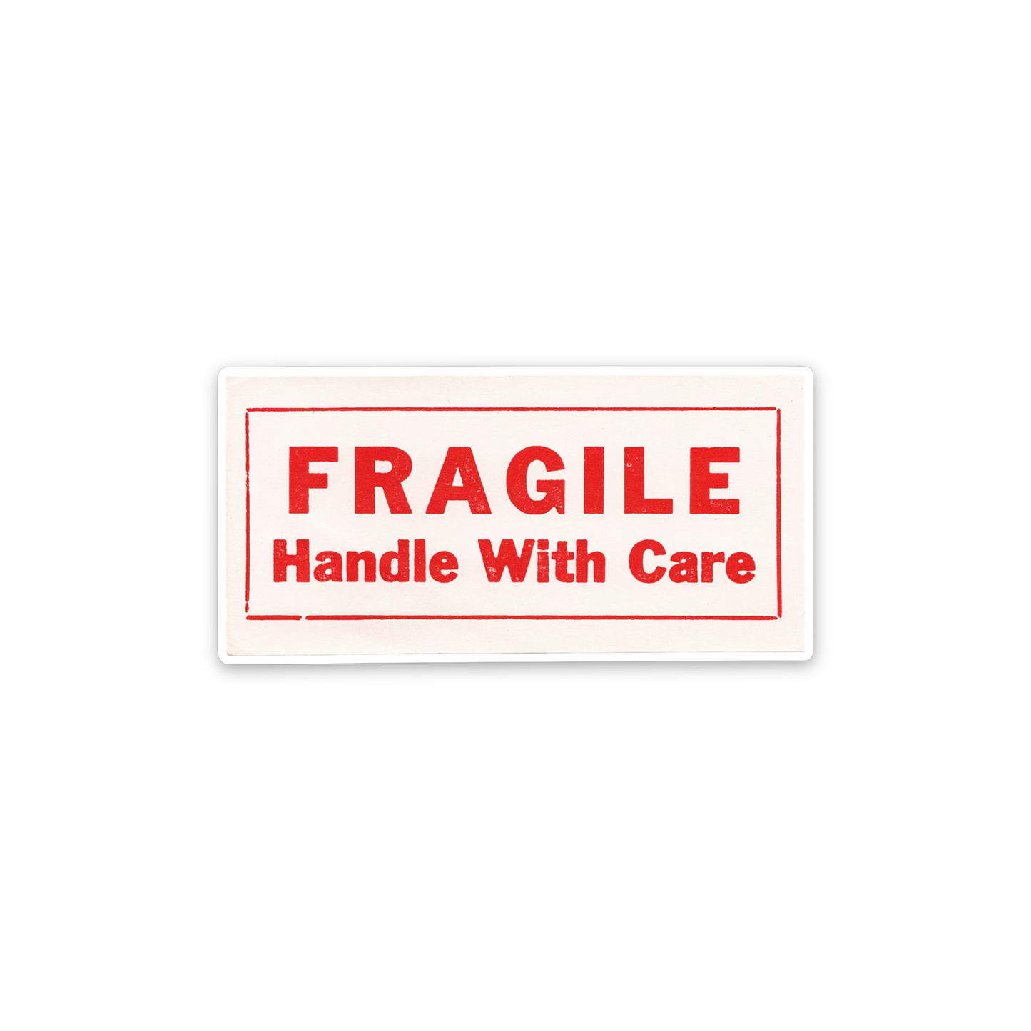 FRAGILE: Handle with Care Sticker