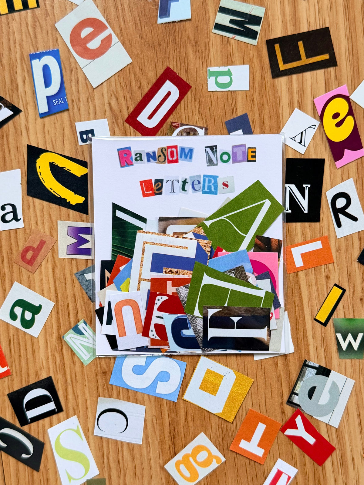 Ransom Note Cut-Out Letter Pack (70+) – Sare’s Little Studio