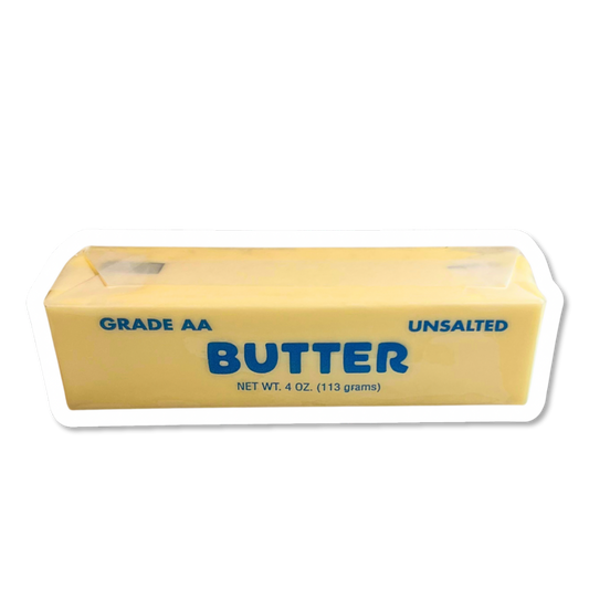 3D Butter Sticker
