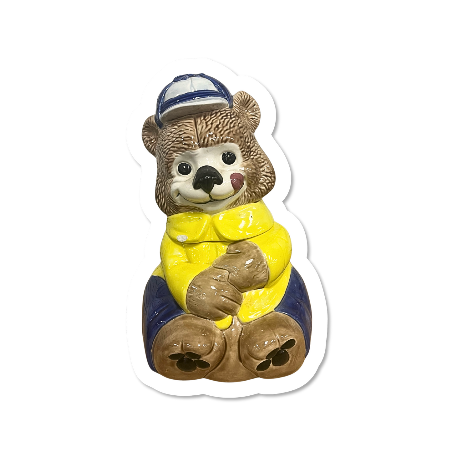 Vintage Bear Cookie Jar Sticker