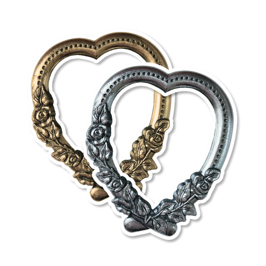 Large Vintage Heart Frame Sticker