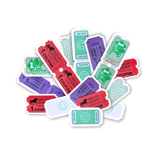 Assorted Tickets Sticker Pack