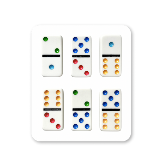 Colorful Dominoes Mini Sheet
