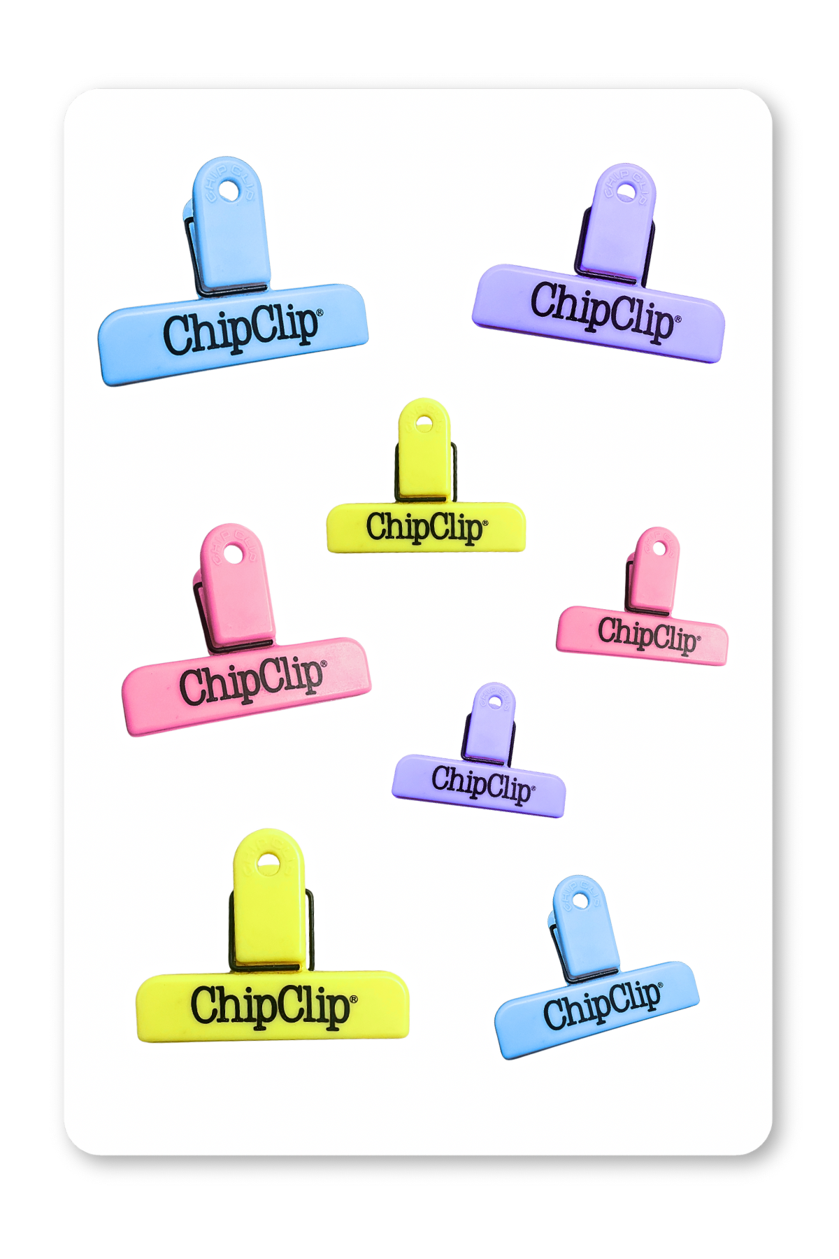 Pastel Chip Clips Sticker Sheet