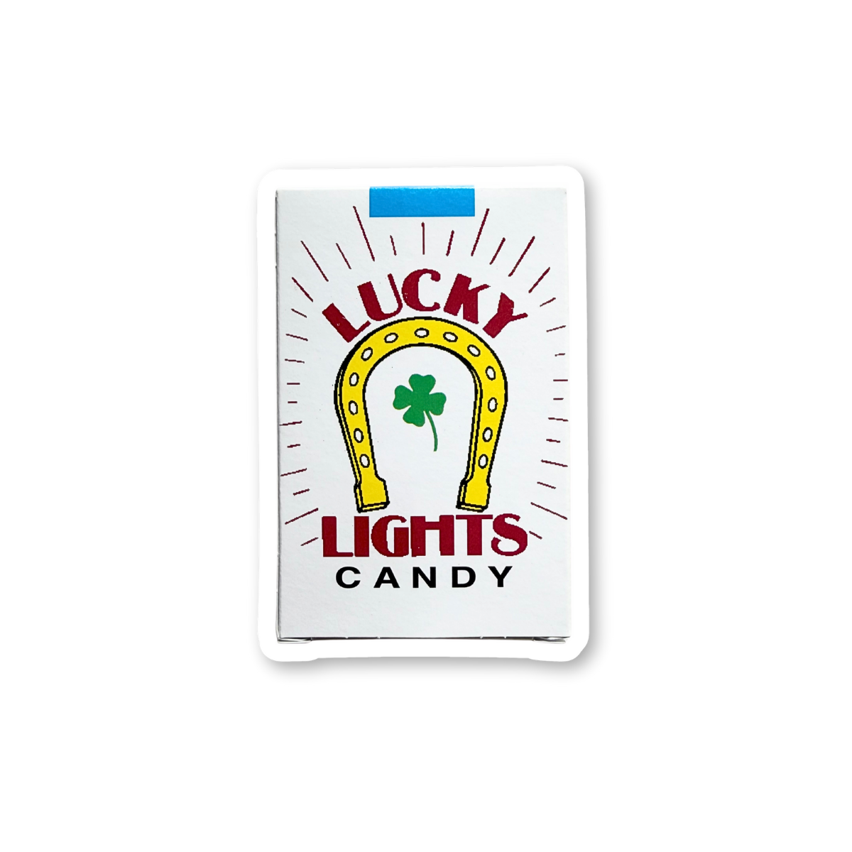 Lucky Lights Candy Cigarettes Sticker