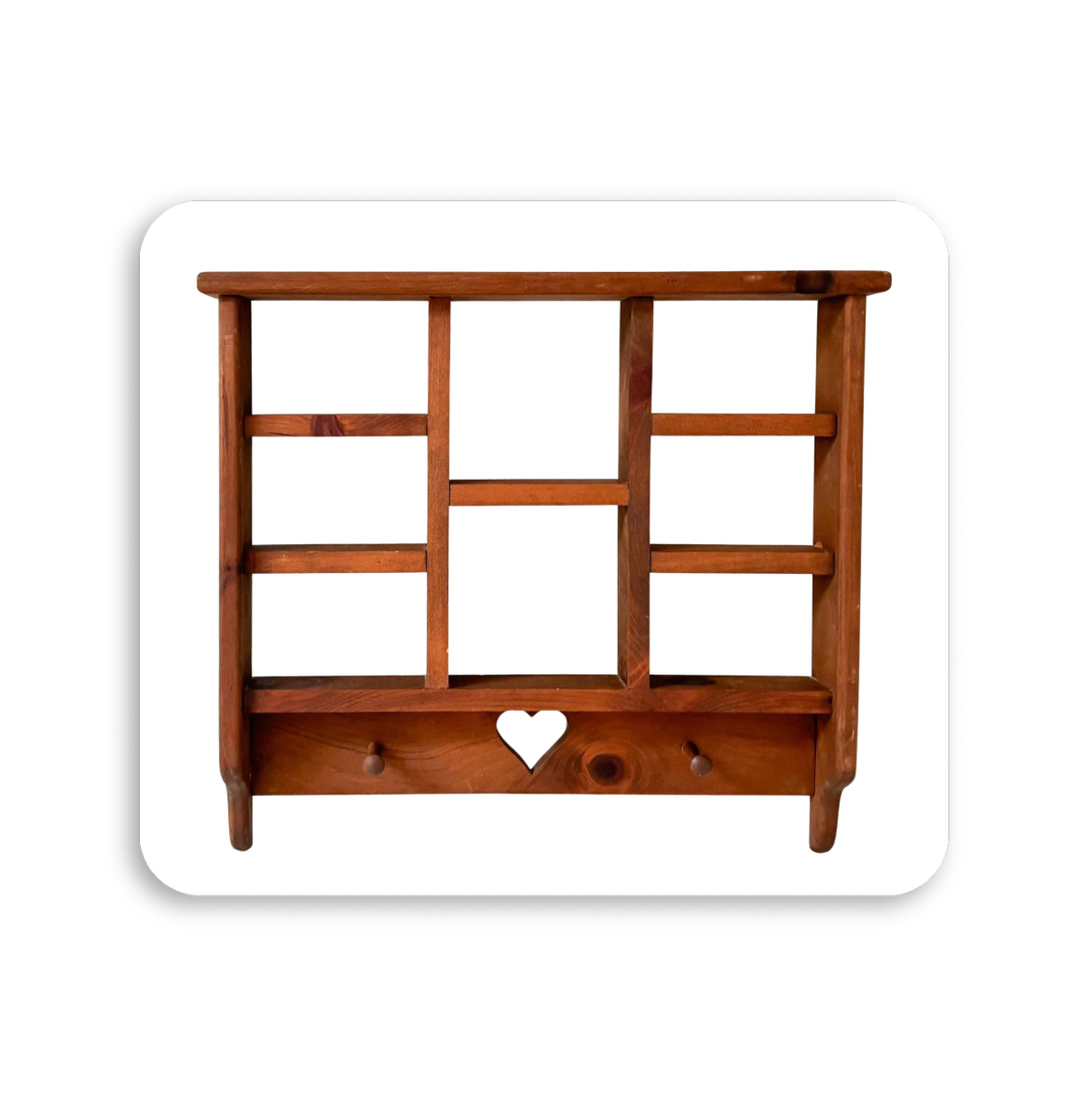Knotty Pine Trinket Shelf Sticker - Half Sheet
