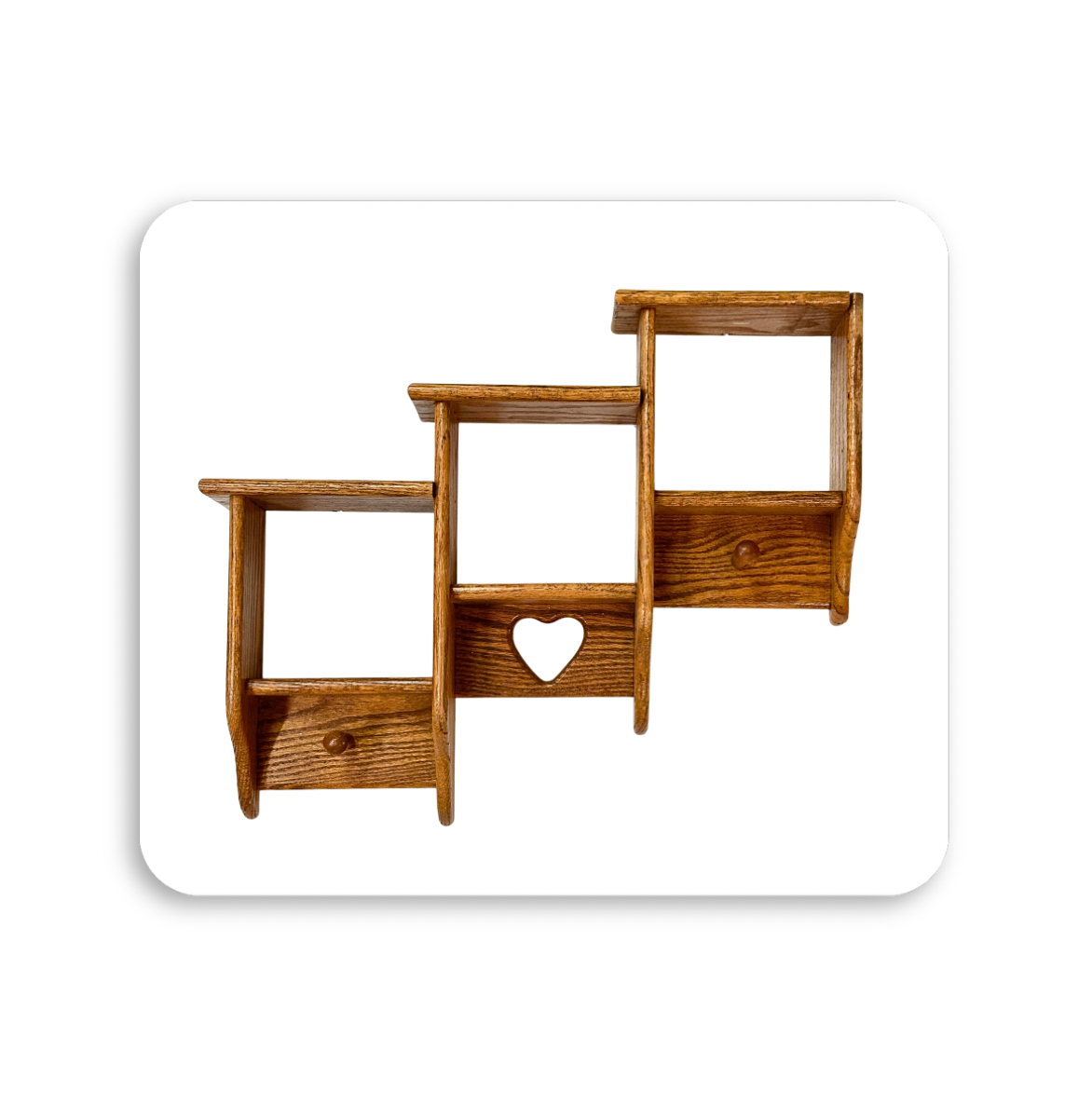 3-Step Pine Trinket Shelf Sticker - Half Sheet