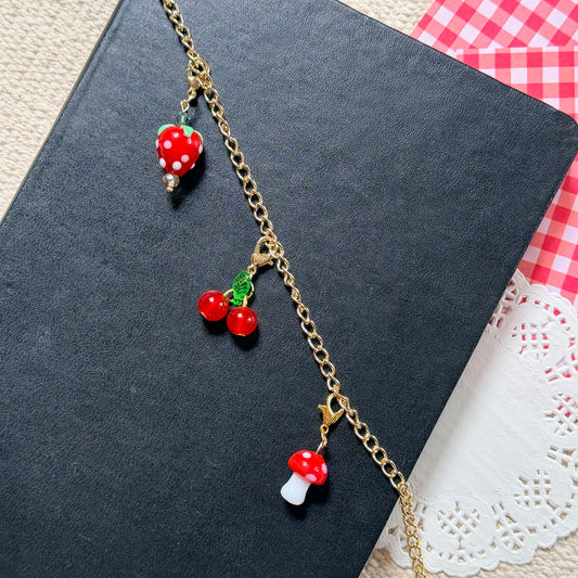 Assorted Glass Bead Charms - Silver or Gold