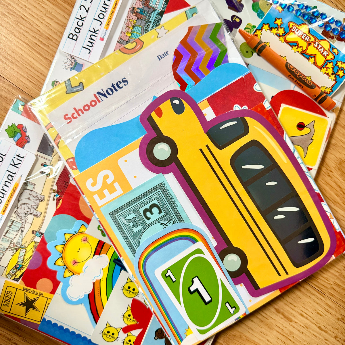 Back 2 School Junk Journal Kit (25+ Pieces)