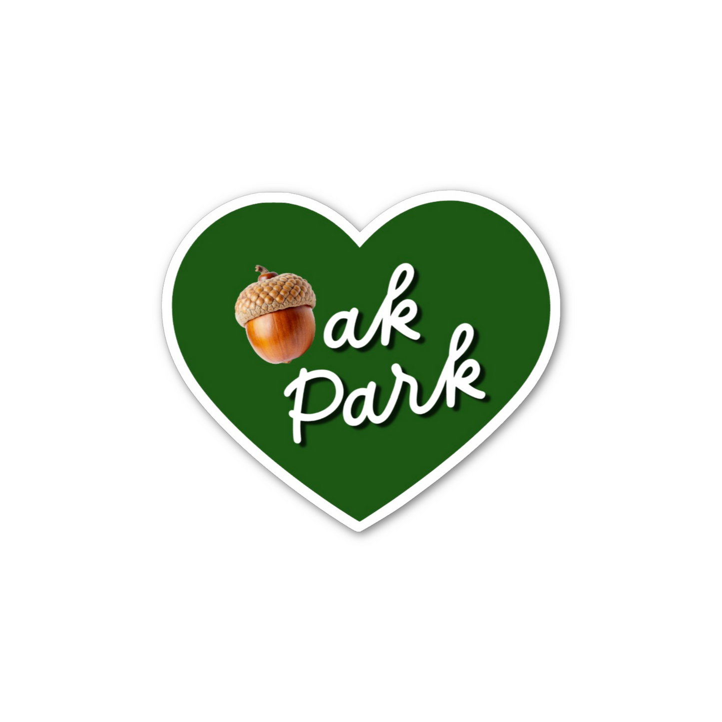 Oak Park Acorn Stickers
