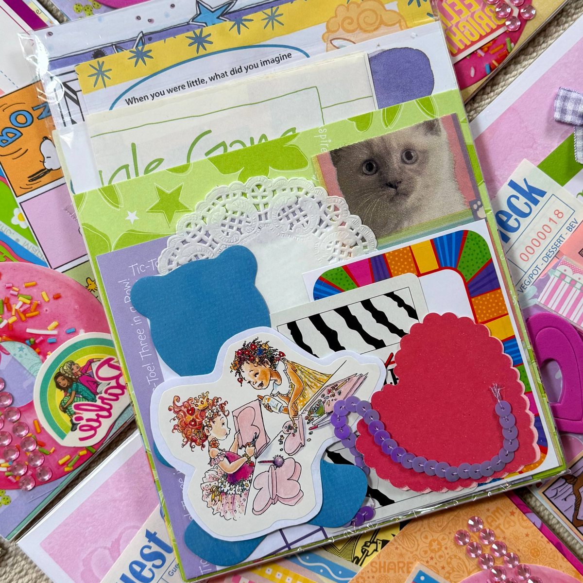 ✿ Girlhood ✿ Junk Journal Kit (30+ Pieces)