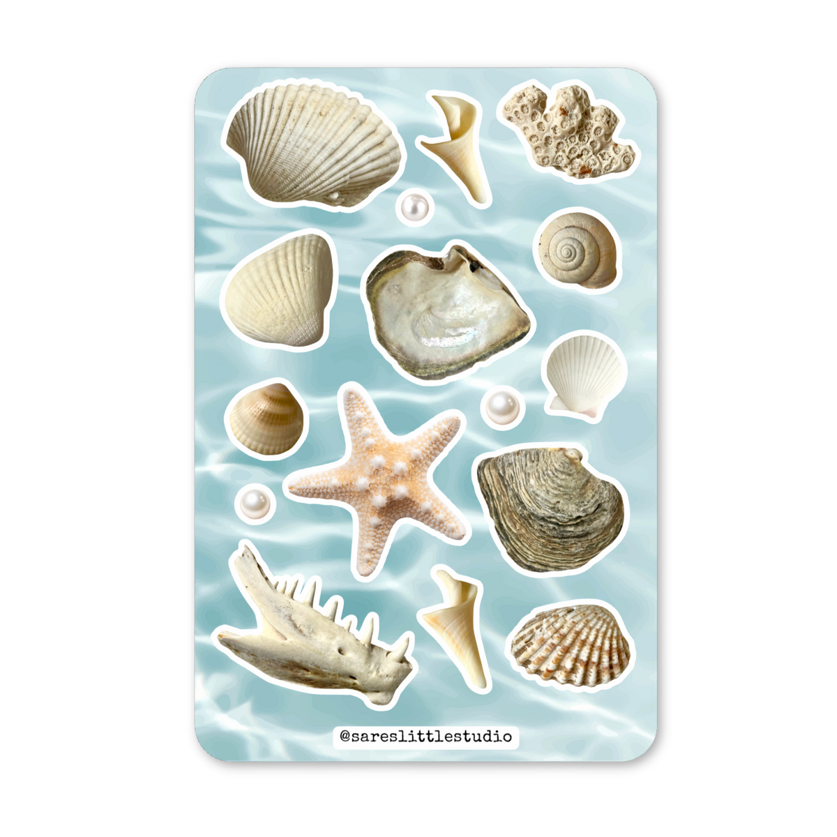 Seaside Summer Finds Sticker Sheets - Matte