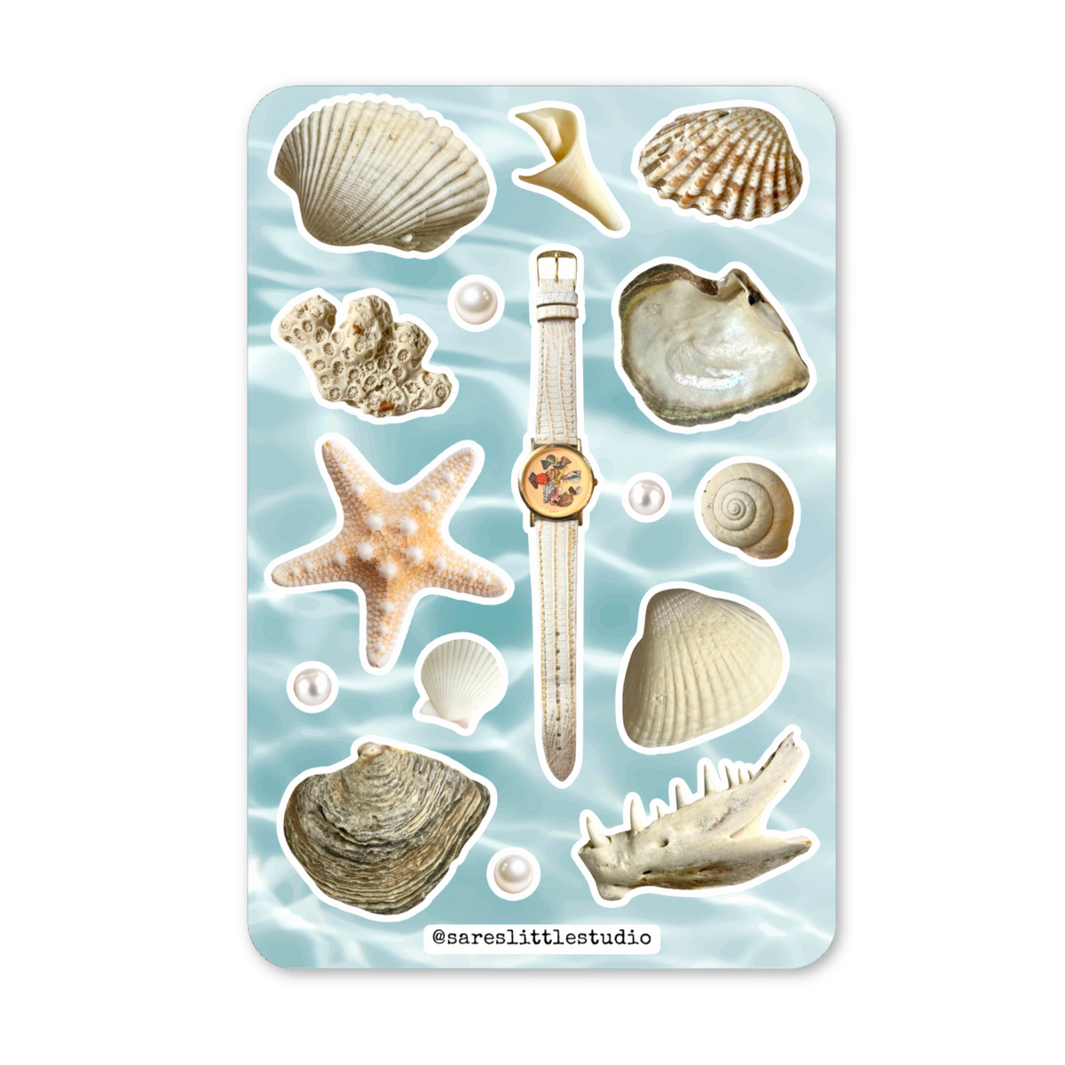 Seaside Summer Finds Sticker Sheets - Matte